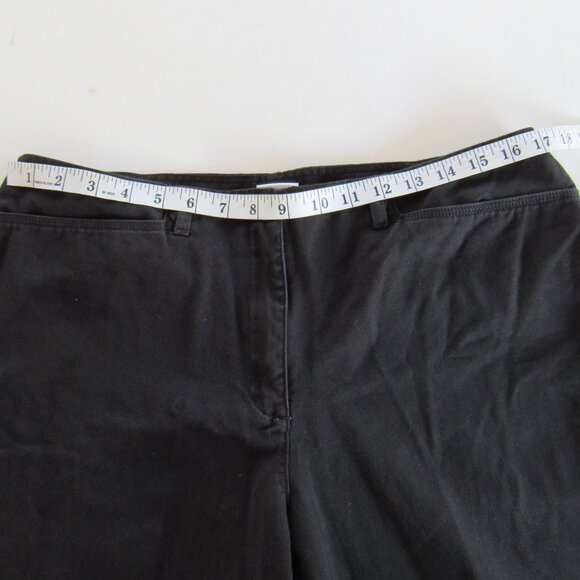 Emma James Women's Black Casual Trousers Pants Flat Front Waistband Size 14 - Picture 7 of 12